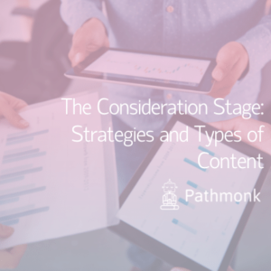 The Consideration Stage Strategies and Types of Content Featured Image