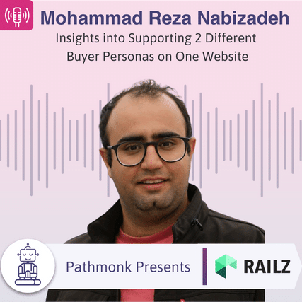 Insights into Supporting 2 Different Buyer Personas on One Website | Interview with Mohammad Reza Nabizadeh from Railz