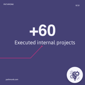 +60 executed internal projects
