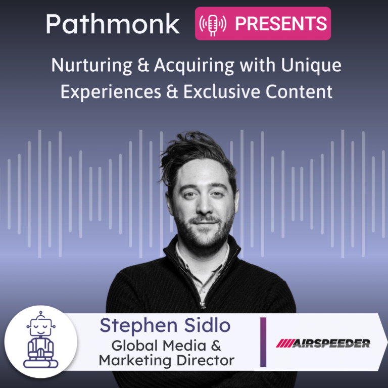 Nurturing & Acquiring with Unique Experiences & Exclusive Content Interview with Stephen Sidlo from Airspeeder