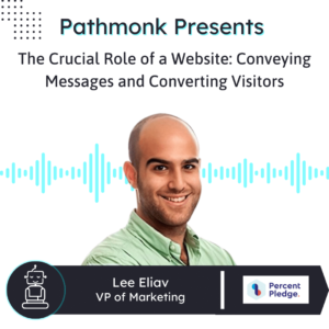 The Crucial Role of a Website Conveying Messages and Converting Visitors Interview with Lee Eliav from Percent Pledge