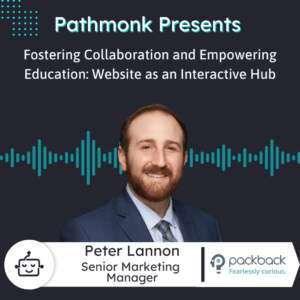 Fostering Collaboration and Empowering Education Website as an Interactive Hub Interview with Peter Lannon from Packback