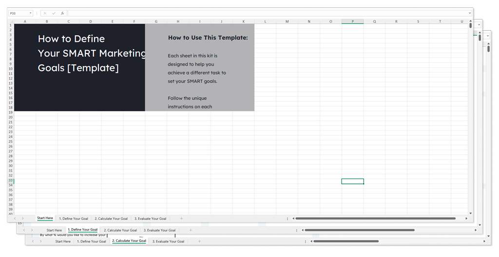 Pathmonk Academy Calculate your SMART Marketing Goals Template