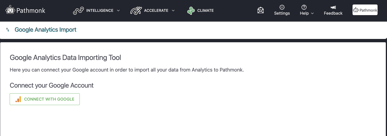 Google-analytics-import-pathmonk-intelligence