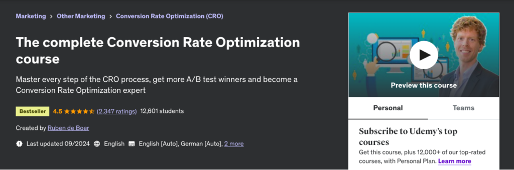 218. Best CRO Certifications & Courses_udemy