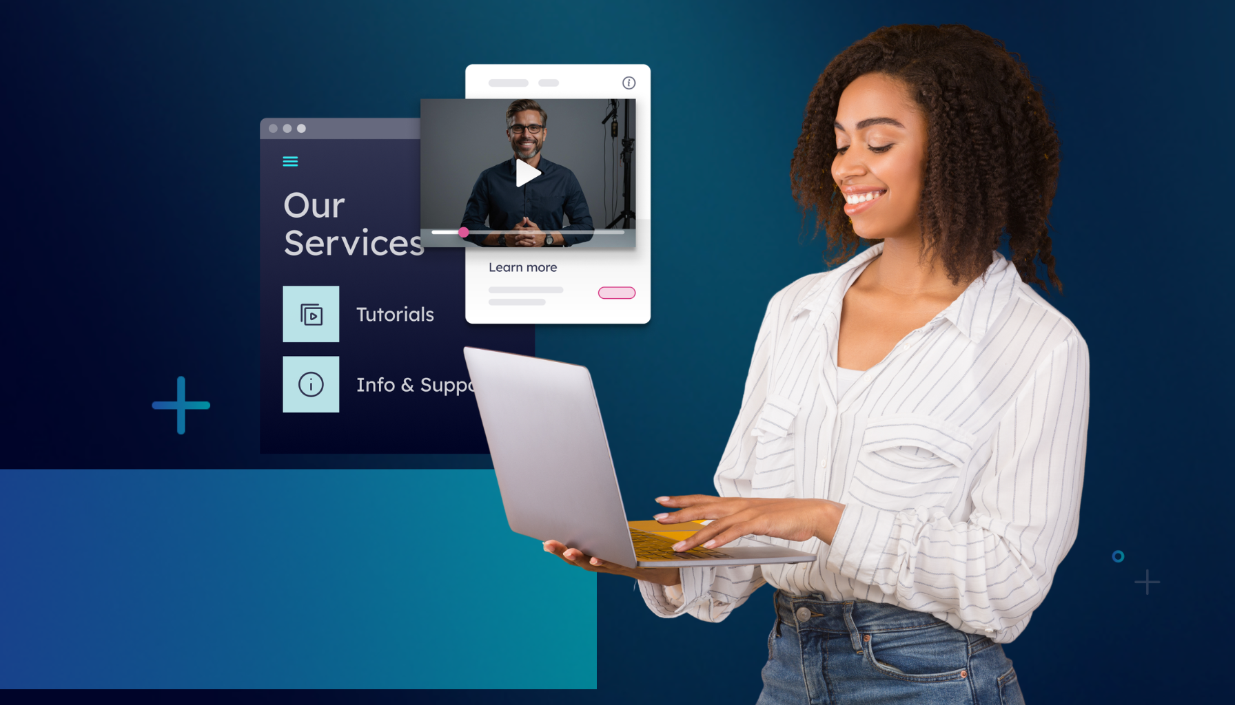 What should you do with visitors who aren&rsquo;t ready to book a call