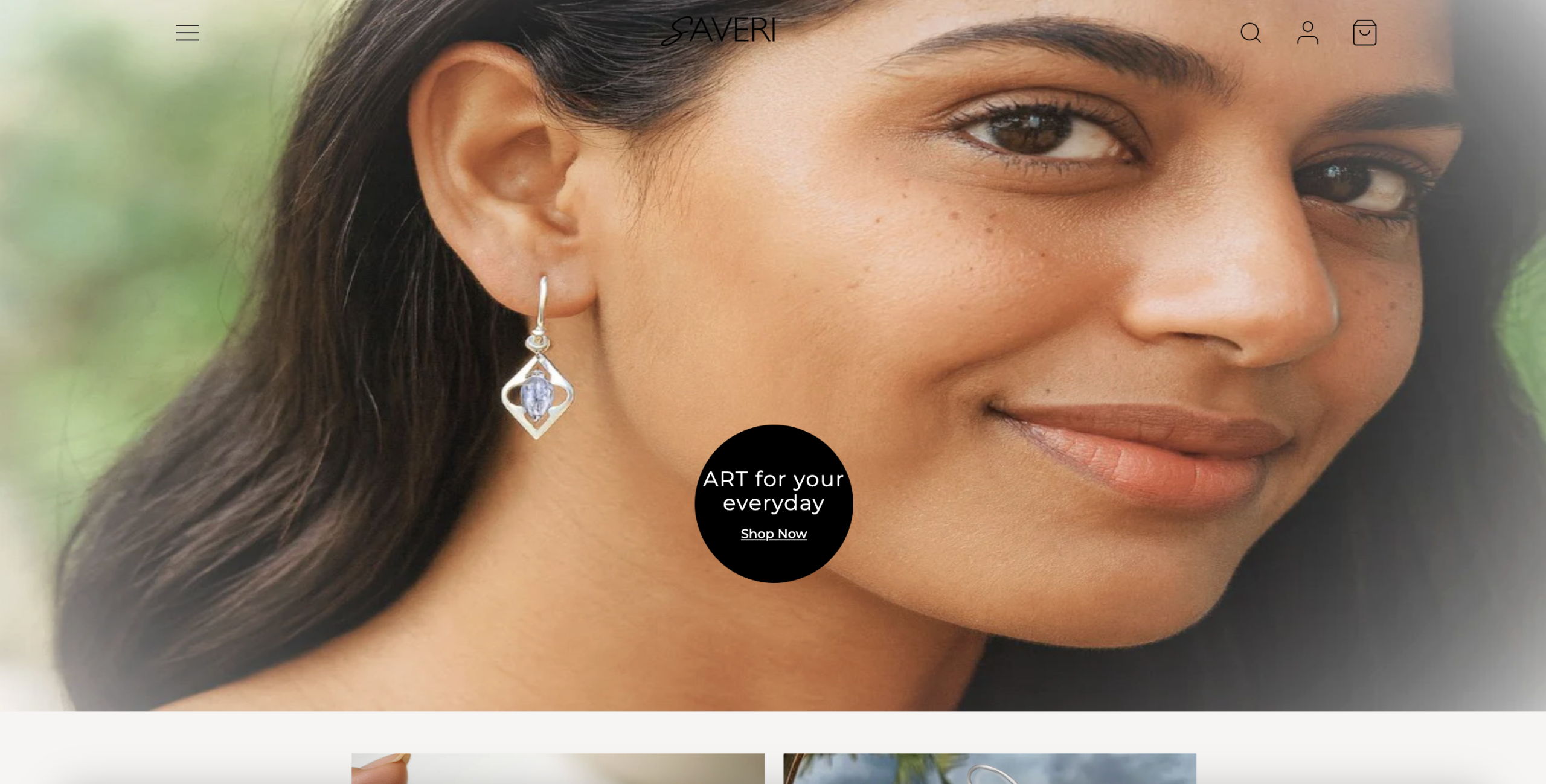 Saveri website preview