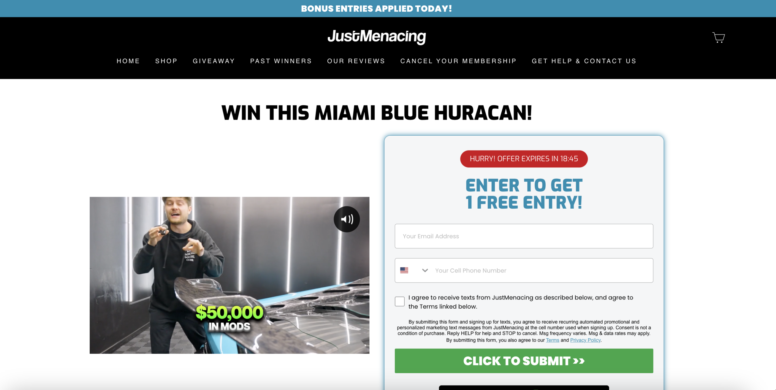 JustMenacing preview
