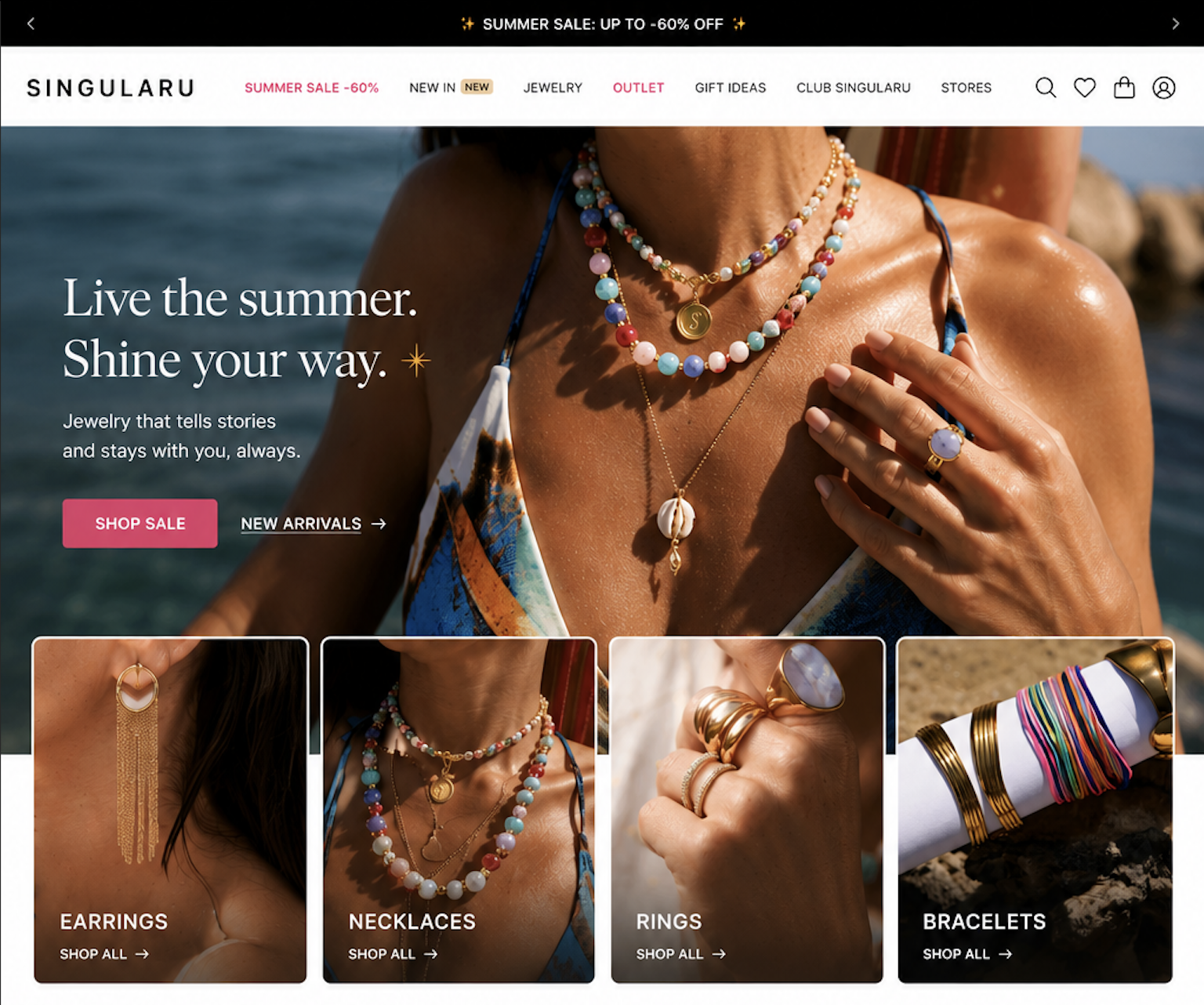 E-commerce store