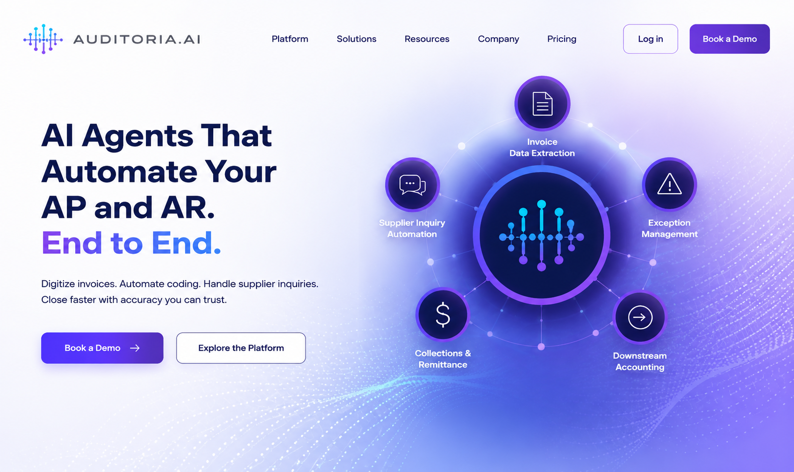 Auditoria.AI website powered by Pathmonk
