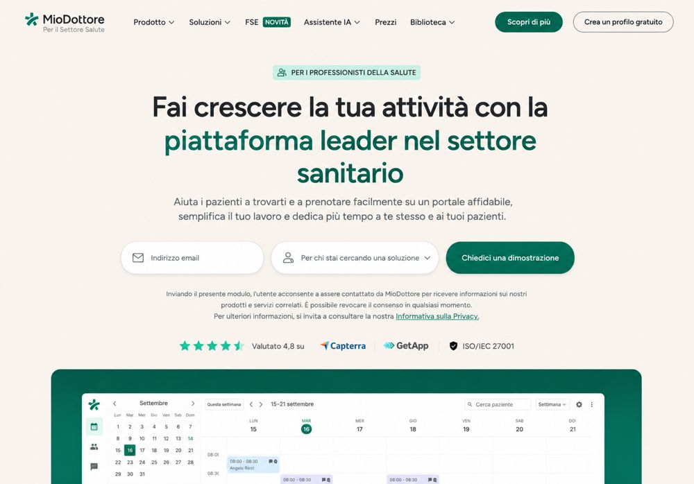 Doctoralia website