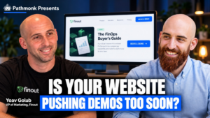 Yoav Golub, VP of marketing at Finout, on Pathmonk Presents